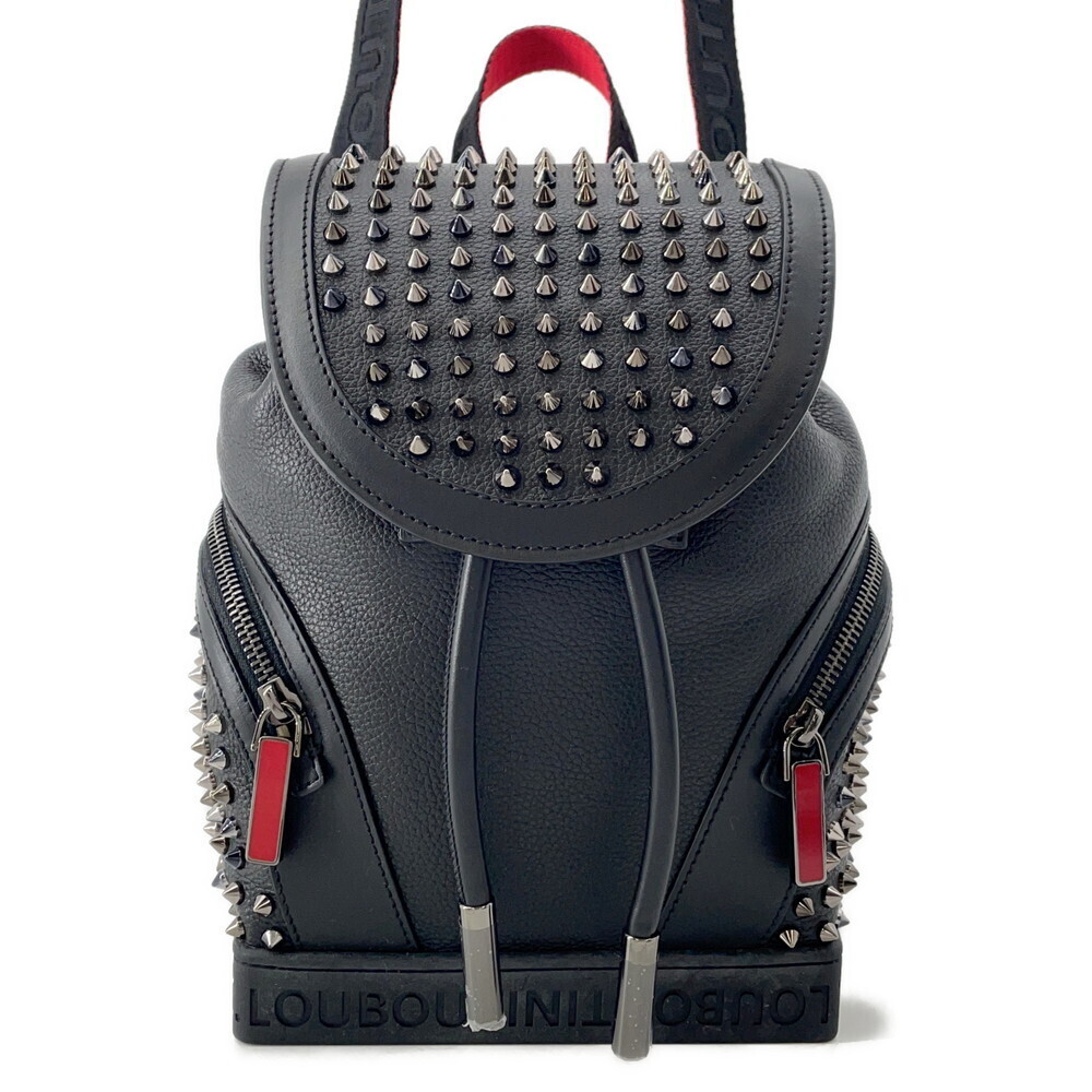 Christian Louboutin Explorer Funk Studded Backpack Rucksack Daypack Black Bag